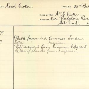 Soldier packet page