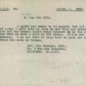 Soldier packet page