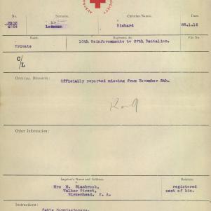 Soldier packet page