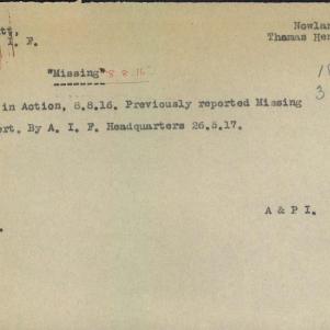 Soldier packet page