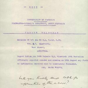 Soldier packet page