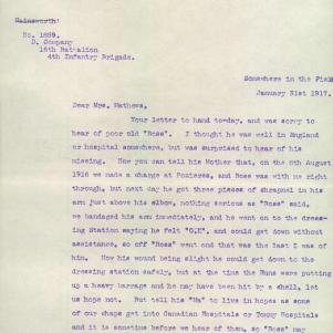 Soldier packet page