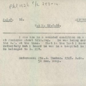 Soldier packet page