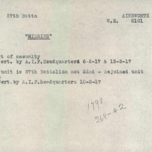 Soldier packet page