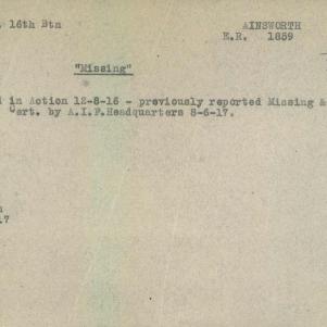 Soldier packet page