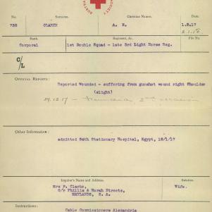 Soldier packet page