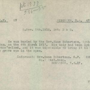 Soldier packet page