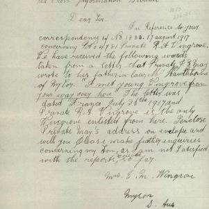Soldier packet page