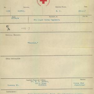 Soldier packet page