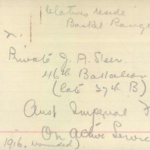 Soldier packet page