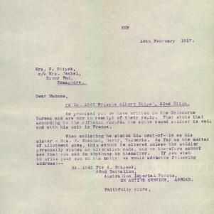 Soldier packet page