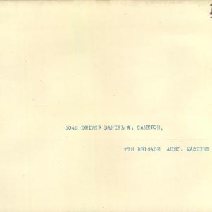 Soldier packet page