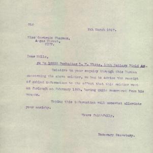 Soldier packet page