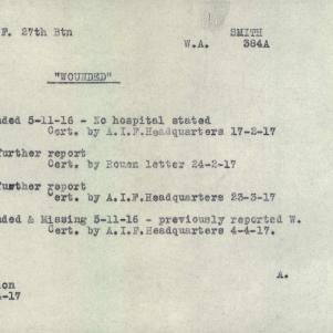 Soldier packet page