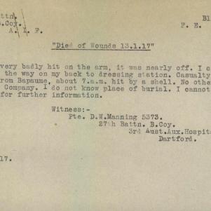 Soldier packet page