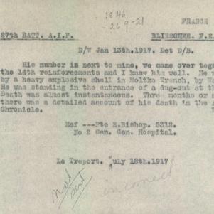 Soldier packet page