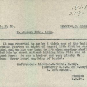 Soldier packet page