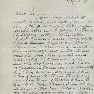 Soldier packet page