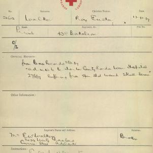Soldier packet page