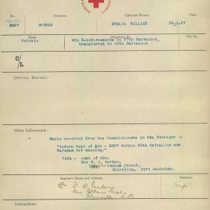 Soldier packet page