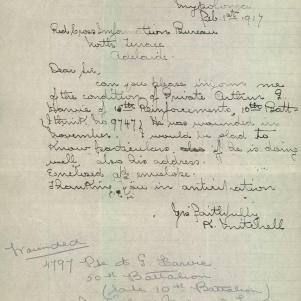 Soldier packet page