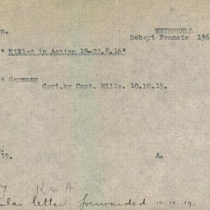 Soldier packet page