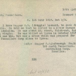 Soldier packet page