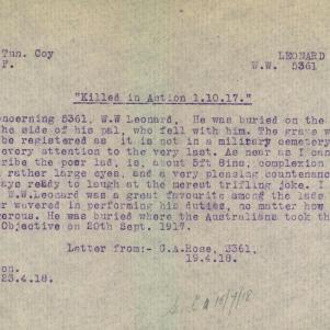 Soldier packet page