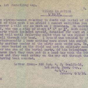 Soldier packet page