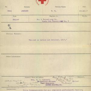 Soldier packet page