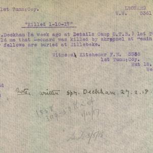 Soldier packet page