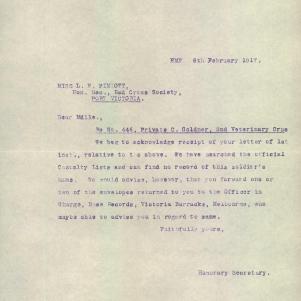 Soldier packet page