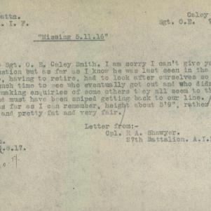 Soldier packet page