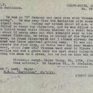 Soldier packet page