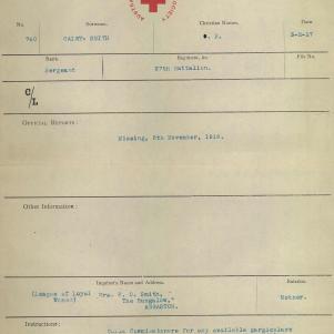 Soldier packet page