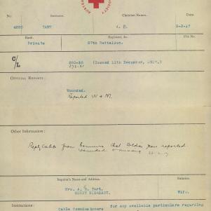 Soldier packet page