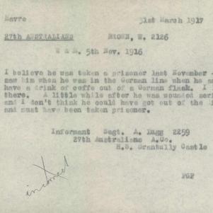 Soldier packet page