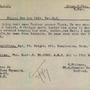 Soldier packet page