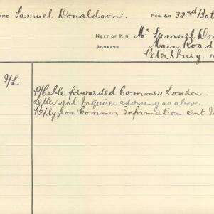Soldier packet page