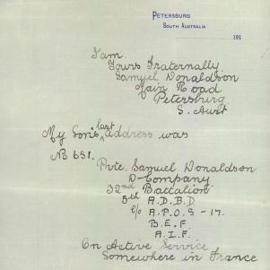 Soldier packet page