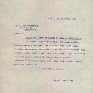 Soldier packet page