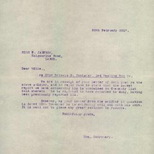 Soldier packet page