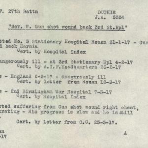 Soldier packet page