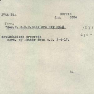 Soldier packet page