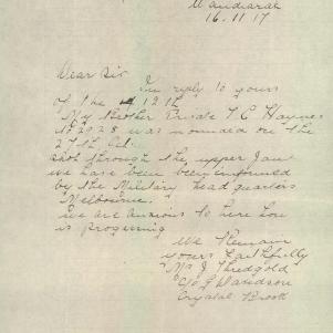 Soldier packet page