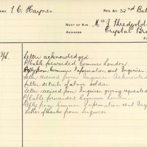 Soldier packet page