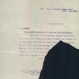 Soldier packet page