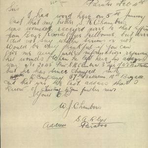Soldier packet page