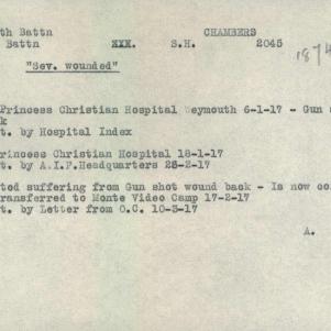 Soldier packet page