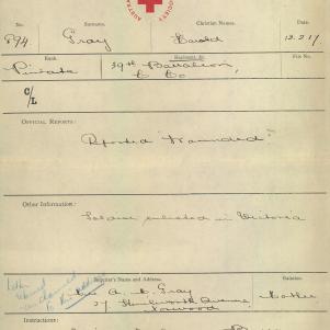 Soldier packet page